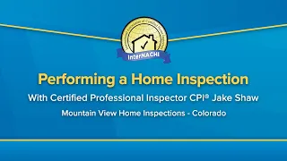 Performing a Home Inspection with CPI® Jake Shaw