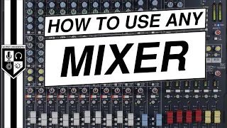 How to Use a Mixer for Live Sound & Studio Recording