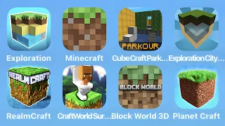 Exploration, Minecraft, Cube Craft Parkour, Exploration City, Realm Craft, Craft World Survival