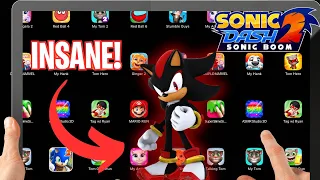 Is Shadow the NEW Best Character? Sonic Dash 2: Sonic Boom Gameplay