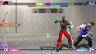 SF6 - Dee Jay corner combo safe jump