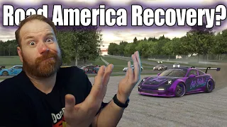 Road America Recovery | iRacing Porsche Cup