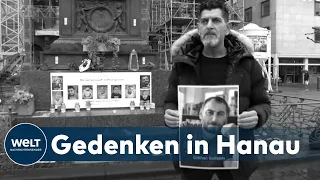 TRAUER UND GEDENKEN: Hanau erinnert an Opfer von rassistischem Anschlag mit neun Toten