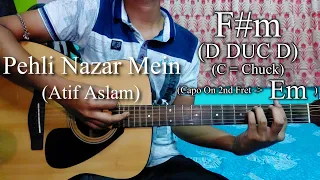 Pehli Nazar Mein | Race | Atif Aslam | Guitar Chords Lesson+Cover, Strumming Pattern, Progressions..