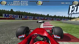 F1 2002 Gameplay Spa Francorchamps M. Schumacher's F2002