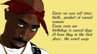 Tupac Shakur 2Pac ft. Eminem - Better Days (Lyrics)