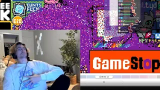 xQc Accidentally Attacks The Wrong People (r/place)
