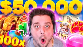 Huge $50,000 BONUS HUNT OPENING Went ABSOLUTELY INSANE!