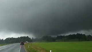 Paali tromb ehk tornaado 12.07.2022 I Tornado in Paali, Estonia July 12, 2022 (High end F1)
