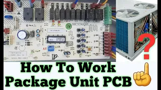 HVAC Package Unit PCB Control Wiring Hindi My Technical