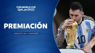 PREMIACIÓN - ARGENTINA CAMPEÓN DEL MUNDO | CATAR 2022