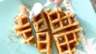 Sweet & Chewy MOCHI WAFFLES RECIPE