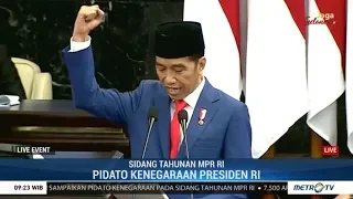 (Full) Pidato Presiden Jokowi di Sidang Tahunan MPR RI 2019