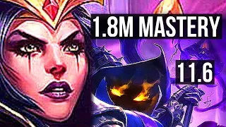 LEBLANC vs VEIGAR (MID) | 1.8M mastery, 18/3/10, Legendary | EUW Diamond | v11.6