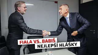 Tisíc zachráněných Čečenců i rčení babiček. Nejlepší hlášky z Partie s Babišem a Fialou