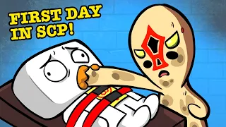 Rubber and SCP-173 INSANE FIRST DAY in SCP Foundation! | Rubber Diaries EP1 (SCP Animation)