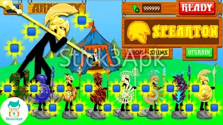 GRIFFON GOLDEN SPEAR CONTROL ALL SKIN SPEARTON TOURNAMENT INSANE | Stick War Legacy Mod - Stick3Apk