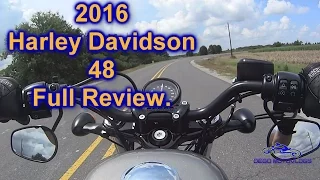 2016 Harley Davidson 48 Review Detailed  Sportster xl1200x part 1