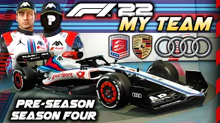 NEW CAR! PORSCHE & ANDRETTI ENTER! BIG DRIVER TRANSFERS! - F1 22 MY TEAM CAREER: Season 4 Pre-Season