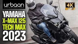 Essai Yamaha X-Max Tech Max 125 - 2023 - [4K HDR] -  urbaanews