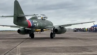 Me-262 start-up at Wings Over Houston (2022).