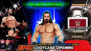 WWE Mayhem | Epic Lootcase Opening & Clearing the SmackDown Live Event