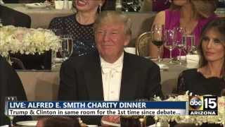 Hillary Clinton: Donald Trump wanted me to be drug tested - Alfred E. Smith dinner