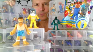 Complete imaginext Blind Bag Series 1 to 12 Fisher Price Mini Action Figure Collection Sort Display