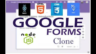 Google Form Clone |  Project | ReactJS | NodeJS
