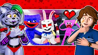 Roxanne Wolf and Gregory REACT to VANNY is in LOVE? - Zamination Animation