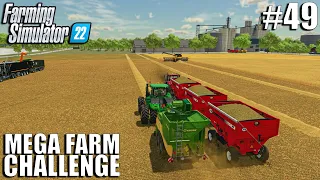 Making STRAW PELLETS | MEGA FARM Ep.49 | Farming Simulator 22