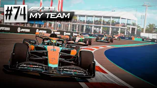 F1 23 - MY TEAM - GP DA MIAMI 50% - TRABALHO DURO DÁ RESULTADO! - EP 074