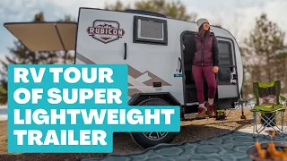 RV TOUR of a 13-Foot Super Lightweight RV