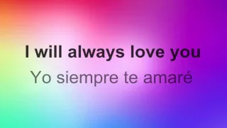 ♥ I'll Always Love You ♥ ~ Whitney Houston~Subtitulada inglés/español