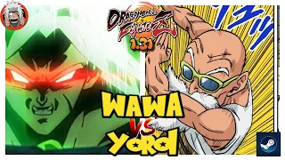 DBFZ Wawa vs Yoroi (GokuSSB, BrolyDBS, A17) vs (KidBuu, Roshi, Beerus) Ver 1.31