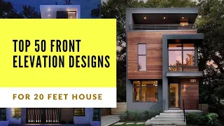 Best 20 Feet Front Elevation | Modern Elevation Design Ideas For Small House