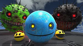 Best Pacman & Ms-Pacman Adventures Vs Spiky Monsters Pacman #1