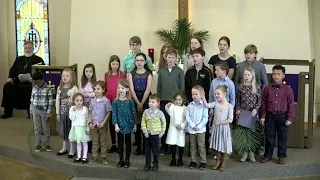 Heritage Children Singing: "Ride On, Ride On, In Majesty"