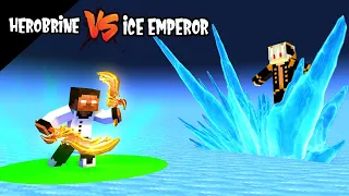 SEASON 4 PART 7 - HEROBRINE VS ICE EMPEROR - MONSTER SCHOOL AND THE 7 EMPEROR MINECRAFT ANIMATIONS