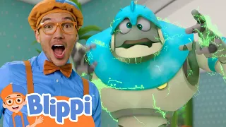 Blippi and Arpo Dance Off! | @ARPOTheRobot | Educational Cartoons for Kids