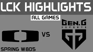 DK vs GEN Highlights ALL GAMES LCK Spring Season 2024 Dplus KIA vs Gen.G by Onivia