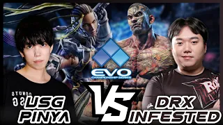 Tekken 7 EVO Top 16 Winners Side| Pinya VS Infested