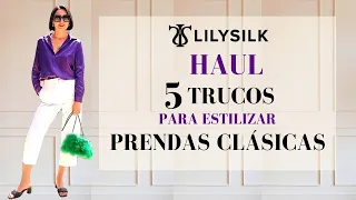 5 TRUCOS para ESTILIZAR PRENDAS CLÁSICAS!! - LILYSILK HAUL