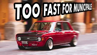 A FARE LA SPESA CON LA 128 TURBO DA 250 CV: FOLLIA PURA! [SUB ENG]