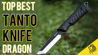 NedFoss Tanto Knife - Exceptionally Tough Full Tang Blade - Best EDC & Survival