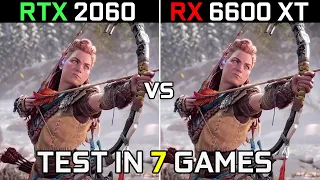 RTX 2060 vs RX 6600 XT | Test In 7 Games | in 2021