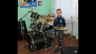 Drum Cover - 11 Year Drummer Daniel Varfolomeyev