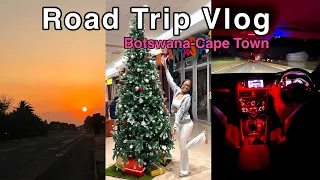 Road Trip Vlog | Driving 1500km  from Botswana to Cape Town | Palesa Motsewetsho