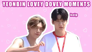 Yeonbin being lovey dovey (Yeonjun and Soobin interesting moments)