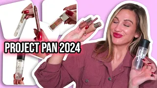 USING UP MY MAKEUP IN 2024 // PROJECT USE UP KICK OFF